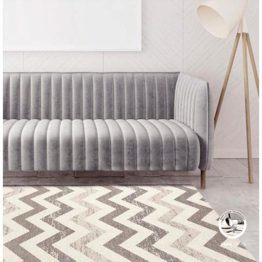 szonyeg vena taupe szurke geometrikus minta falusi textil nappali dekoracio folttaszito country vintage gyapju mintas krem homok modern rusztikus nyaralo balaton szines kopottas szonyeg kilim patchwork moshato.jpg